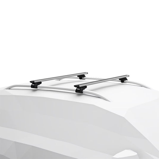 Thule Evo Raised Rail Foot For Vehicles 4-Pack Black