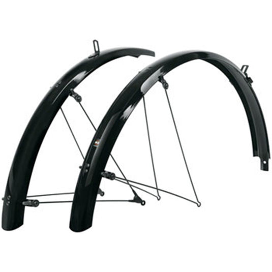 SKS B53 Bluemels Full Coverage Fender Set - 53mm, 26 x 1-1.9", Black