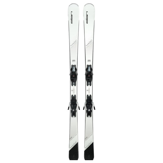 Elan Women's White Magic LS Skis w/ELW 9 GW Shift Black/Black Bindings 2024