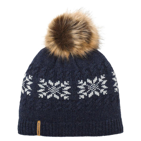 Turtle Fur Women's Lambswool Leira Pom Beanie