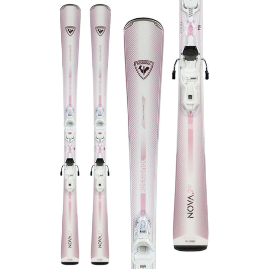 Rossignol Women's Nova 2 Skis w/Xpress W 10 GW B83 Granite White Bindings 2027