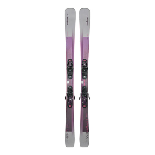 Elan Women's Wildcat 83 Ti Skis w/EL 9.0 GW Shift B85 Black/Purple Bindings 2027