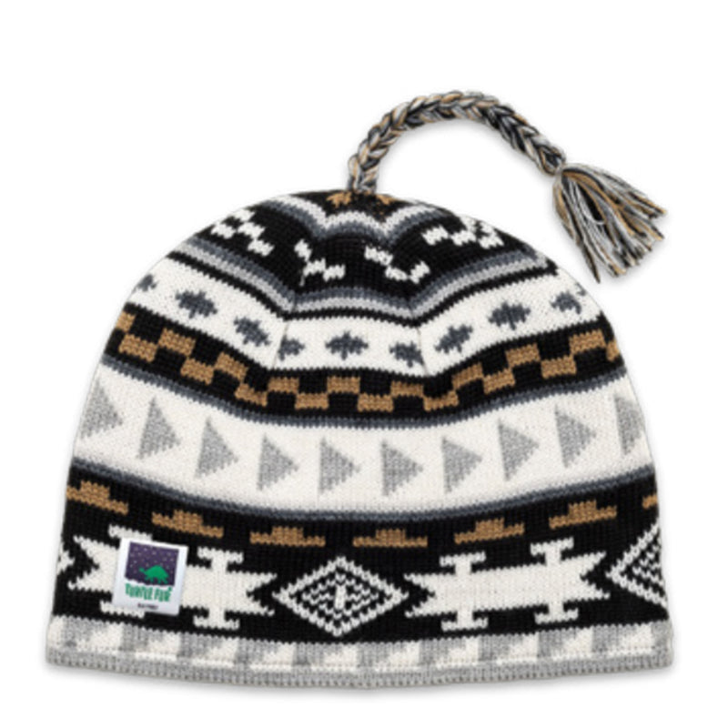 Load image into Gallery viewer, Turtle Fur Heritage Tassel Beanie
