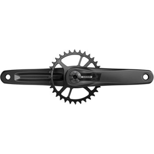 SRAM S200 Eagle Crankset - 165mm, 32t Steel Chainring, Aluminum Crankarms, DUB Wide Spindle, Black, 52mm Chainline, B1