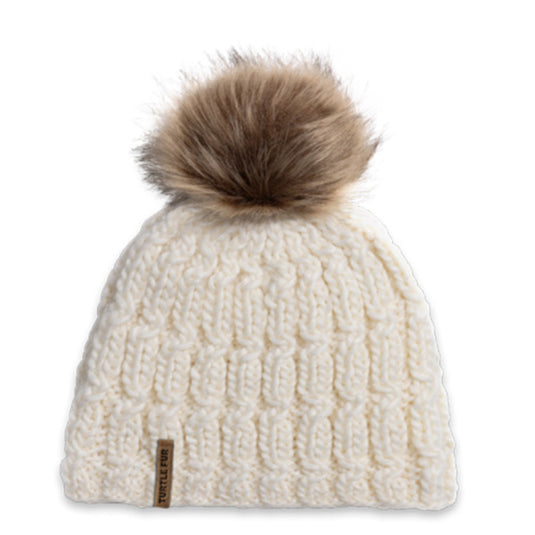 Turtle Fur Women's Merino Wool Fifi Pom Beanie