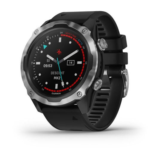 Garmin Descent Mk2 GPS Dive Watch Stainless Steel w/Black Band