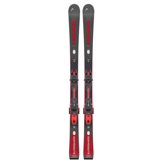 Head Supershape e-Rally SW Skis w/Protector EVO PR 13 GW 85 Black/Red Bindings 2027