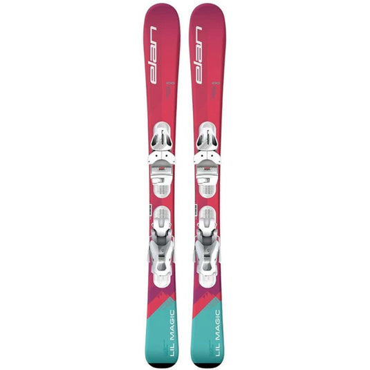 Elan Kids' Lil Magic QS Skis w/EL 7.5 GW Shift White Bindings 2026