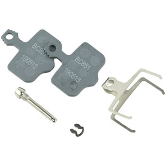 SRAM Disc Brake Pads - Organic Compound, Steel Backed, Powerful, For Level, Elixir, and 2-Piece Road