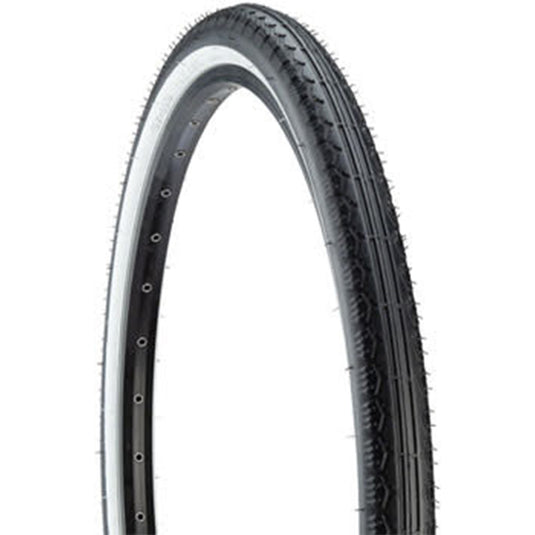 Kenda Cruiser K130 Tire - 26 x 2.125, Clincher, Wire, Black/White, 22tpi