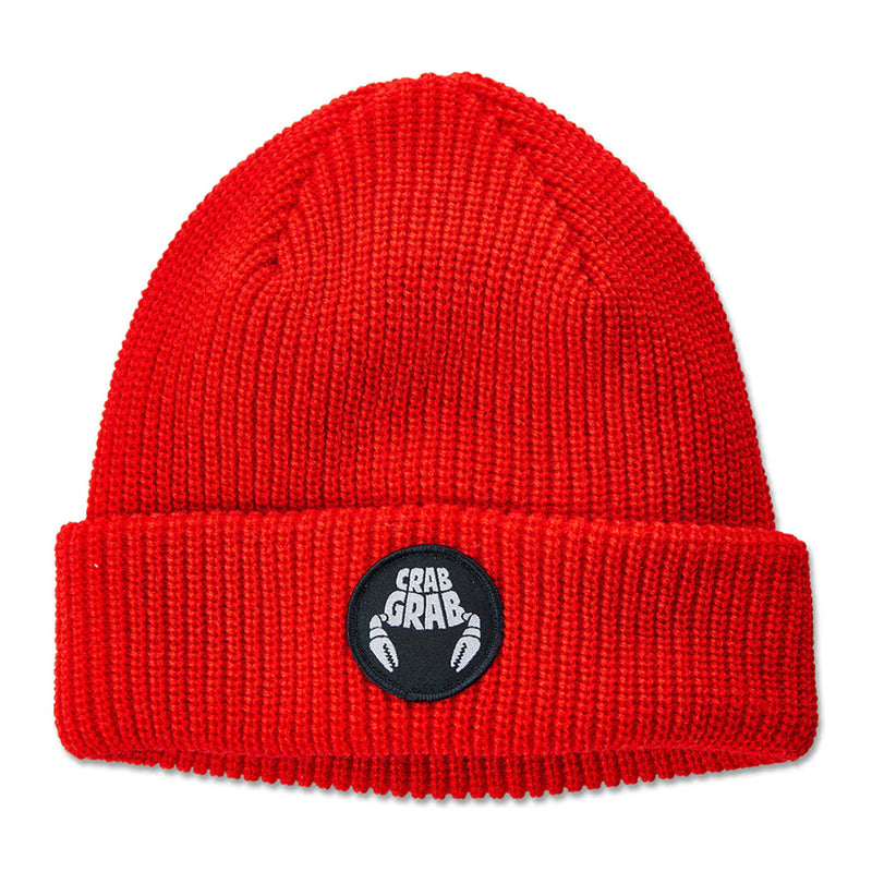 Load image into Gallery viewer, Crab Grab Circle Patch Beanie
