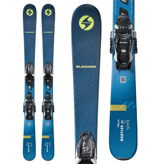 Blizzard Kid's Rustler Twin Jr Skis w/FDT Jr 4.5 Bindings 2026