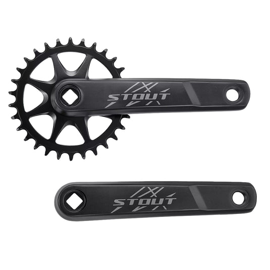 Specialized Stout Crankset, Alloy, Square Taper, Single Chainring 165mm