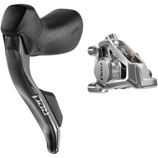 SRAM RED eTap AXS HRD Shift/Brake Lever and Hydraulic Disc Caliper - Left/Front, Flat Mount 20mm Offset, 950mm Hose, Black, E1