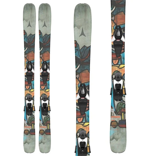 Atomic Kids Bent Jr Skis w/ C5 GW 85 Black/White Bindings 2026