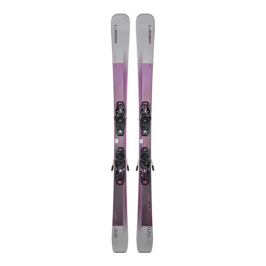 Elan Women's Wildcat 83 Ti Skis w/EL 9.0 GW Shift B85 Black/Purple Bindings 2027