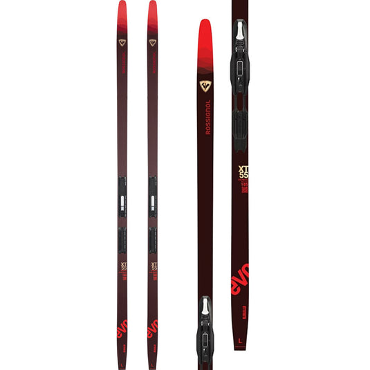 Rossignol EVO XT 55 Positrack Touring Cross Country Skis w/Tour Step In Bindings