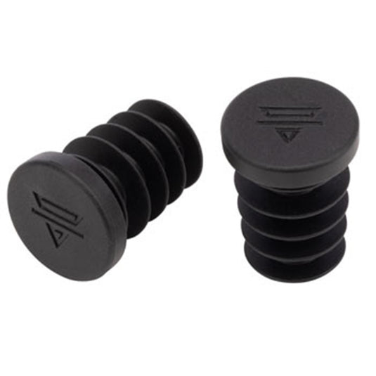 Teravail Rubber Bar End Plugs - Obsidian Black
