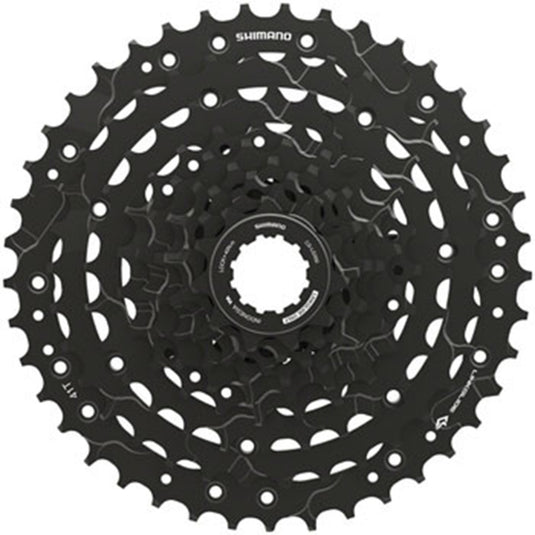 Shimano CUES  CS-LG300-9 Cassette - 9-Speed, 11-41t, LINKGLIDE, Black