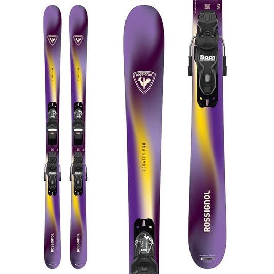 Rossignol Kids' Scratch Pro Skis w/Xpress 10 GW B83 Black Bindings 2027