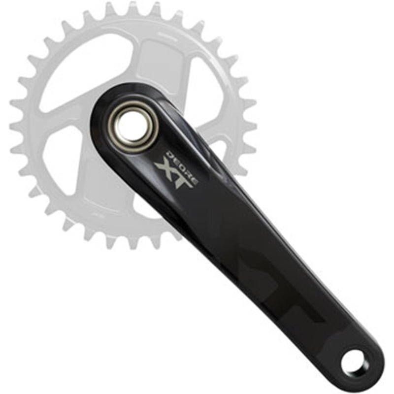 Load image into Gallery viewer, Shimano Deore XT FC-M8200 Crankset - 170mm, 1x, Direct Mount, Hollowtech II Hollow-Forged Crankarms, Black
