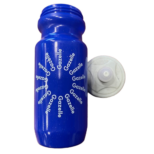 Gazelle Water Bottle Blue w/White Gazelle