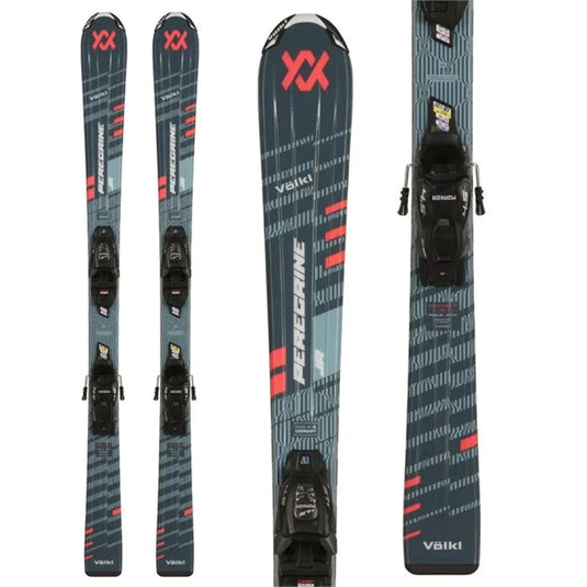 Volkl Kids' Peregrine Jr Skis w/vMotion 7.0 Jr Bindings 2025