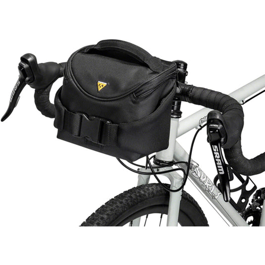 Topeak Compact Handlebar Bag/Fanny Pack - Includes Fixer 8, Black
