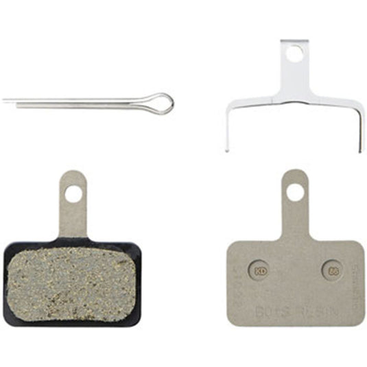 Shimano B05S-RX Disc Brake Pad and Spring - Resin Compound, Stainless Steel Back Plate