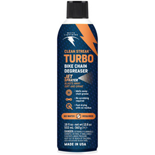 White Lightning Clean Streak Turbo Bike Chain Degreaser - 18oz