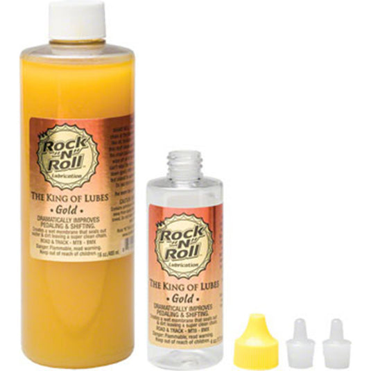Rock-N-Roll Gold Bike Chain Lube - 16oz, Drip
