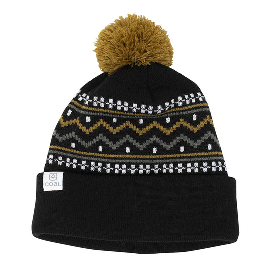 Coal Fjord Pom Beanie