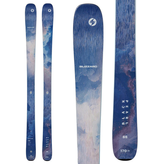 Blizzard Womens's Black Pearl 88 Skis (Ski Only)  2027