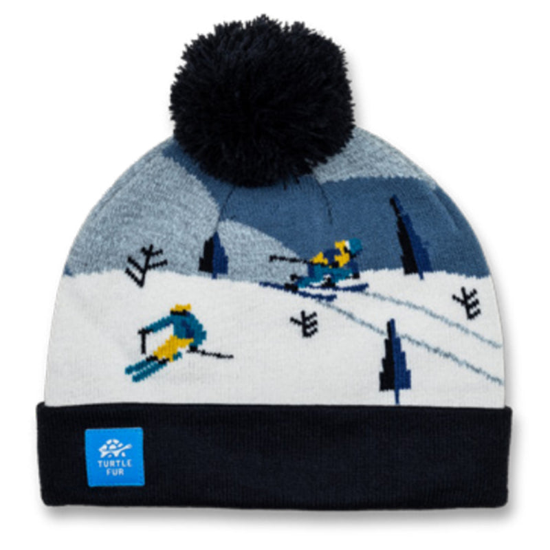 Load image into Gallery viewer, Turtle Fur Kids' Shred Pom Beanie
