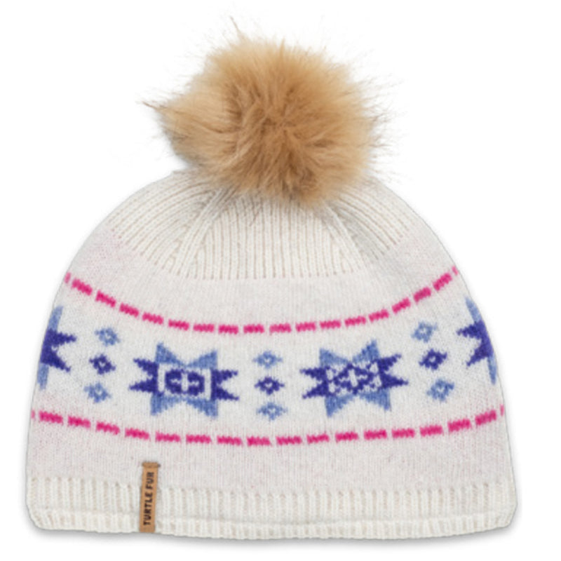 Load image into Gallery viewer, Turtle Fur Women's lambswool North Star Pom Beanie
